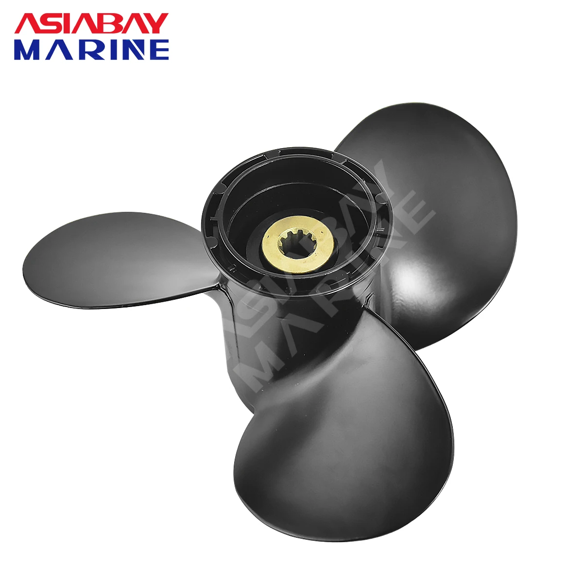 Outboard Propeller 9 1/4x10 58100-93733-019 for Suzuki 8 9.9 15 20 HP Motor, Aluminum Alloy Screw, 3 Blade, 10 Spline, Marine