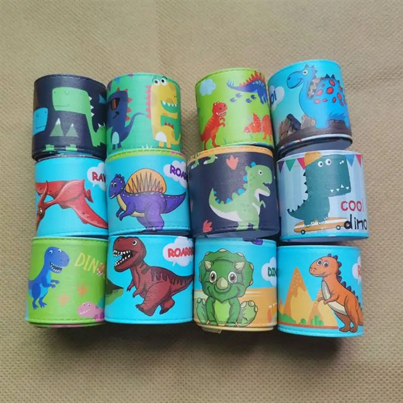 50pcs Cartoon Dinosaurs Animals Slap Bracelets Dinosaurs Theme Slap Bands Dinosaur Wristband Bracelet Kids Birthday Party Gifts