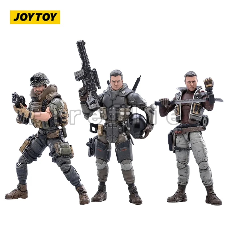 Figurine d'action YTOY à chaîne, personnages de source sombre, collection d'anime, jouet modèle, 1/18, 3 pièces par ensemble