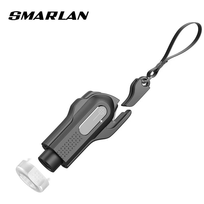 SMARLAN Upgrade Safety Hammer For Car Key Chain Knife Life Saving Seat Belt Cutter Breaking Side Window Glass 2021 New Design