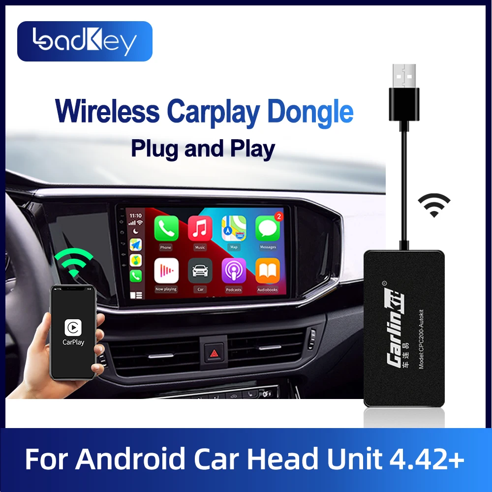 Loadkey & Carlinkit Wireless for CarPlay Dongle Android Auto For Android Radio Screen System USB Dongle Navigation Module