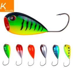 1Pcs/lot Popper Fishing Lure CrankFish Baits 8cm 13g Artificial Baits Croatian EGG Floating Hard Bait With Single Hook