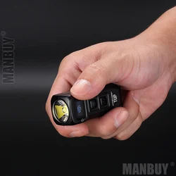 Wholesale NITECORE TUP With USB Charge Cable 1000 LMs Stainless Steel Metallic Keychain Light EDC Flashlight Key Button Lamp