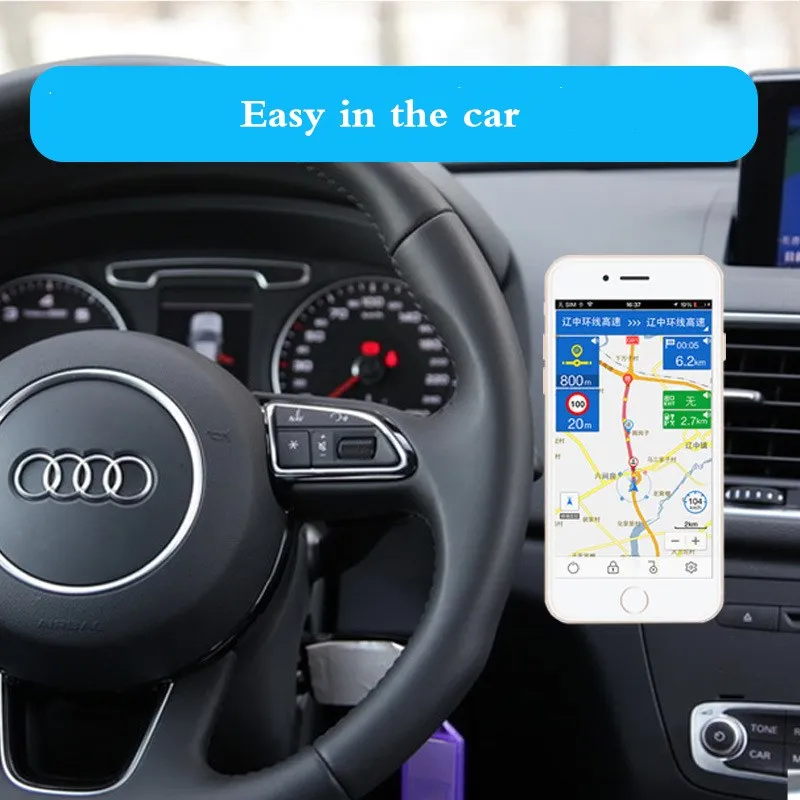 Nanometre Seamless Velcro Line sticky stickers Home car dual-use mobile phone navigation bracket reusable