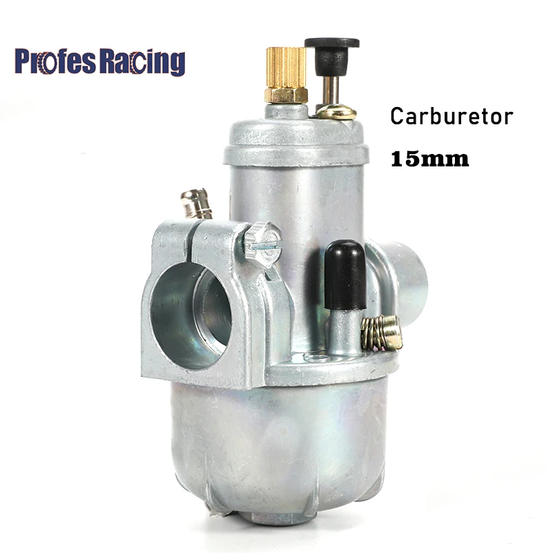 

Motorcycle 15mm Carburetor Puch Moped Bing Style Carb Carburador FOR Stock Maxi Sport Luxe Newport Cobra Carburettor Engines E50