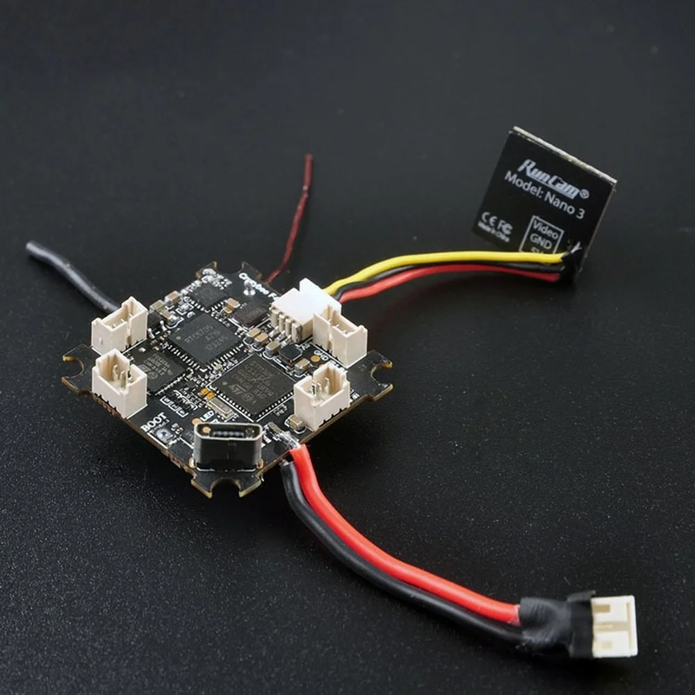 Imagem -05 - Happymodel-controlador de Voo Mobula6. para Drone de Corrida Fpv com Receptor Esc Aio 25mw Vtx f4 Lite 1s.