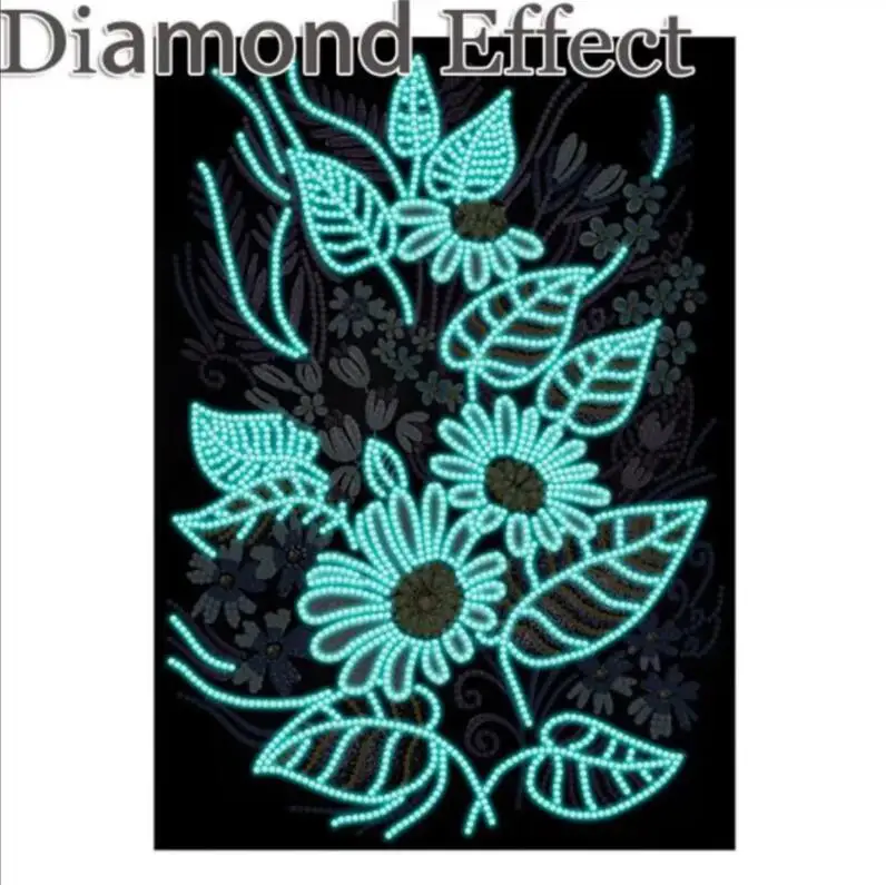 500/100g Glow In Dark Resin Stone DMC 5200 Square Round Drills For 5D DIY Diamond Painting Embroidery Rhinestone Mosaic Luminous