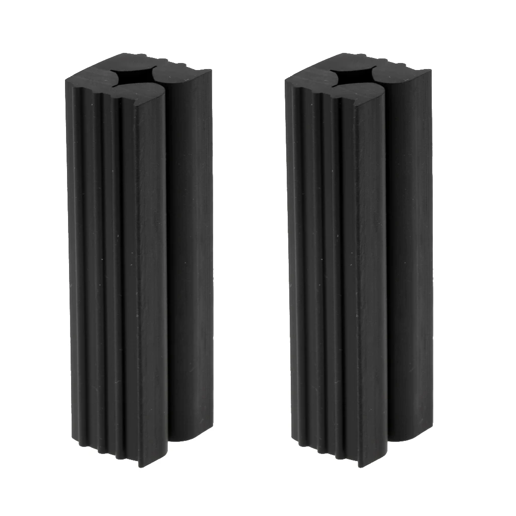 2 Stuks Rubber Golf Vice Klemmen Voor Golf Club/As/Aangrijpend Reparaties Zwart