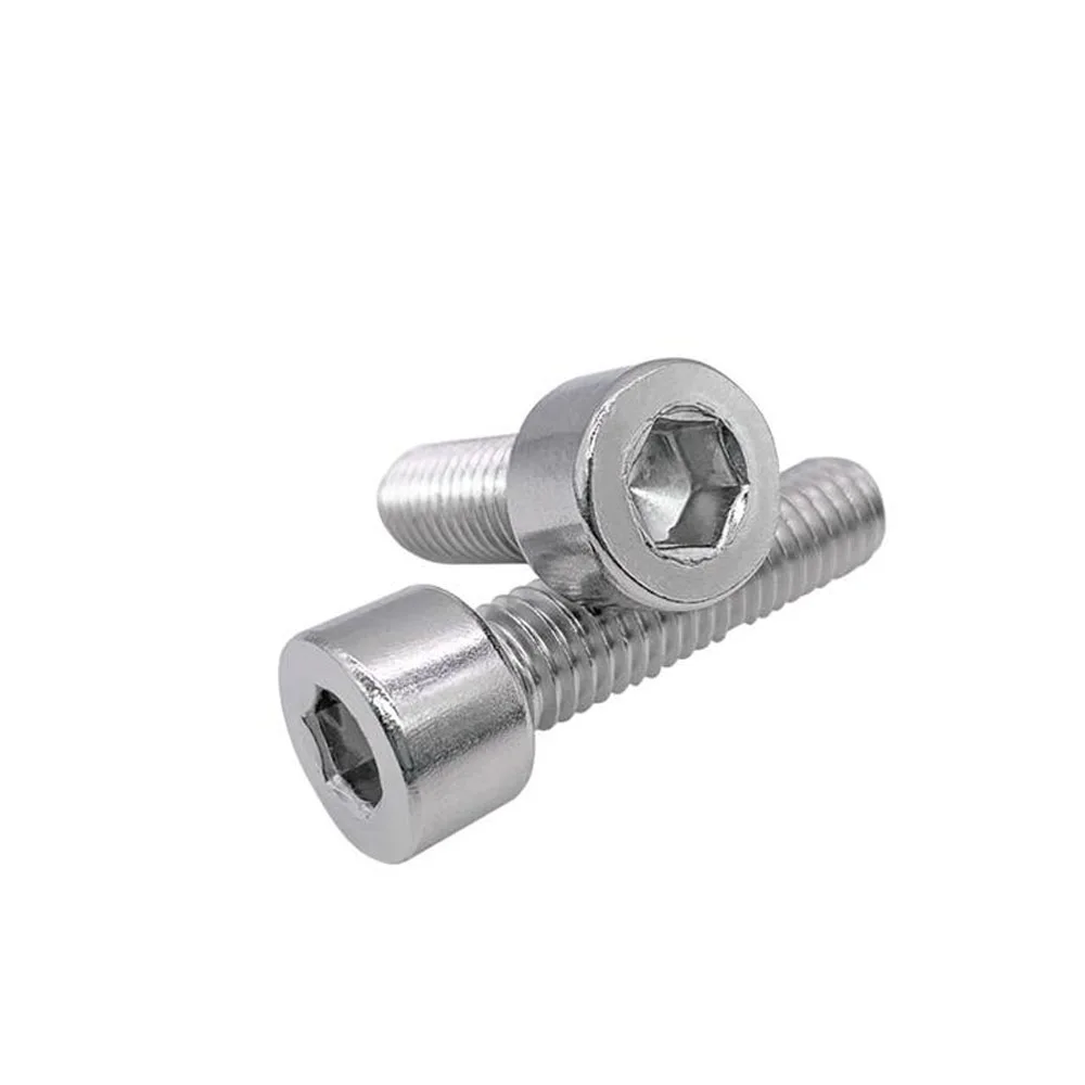 Wkooa Stainless Steel 316 Smooth Head Cap Screws Hex Socket Head