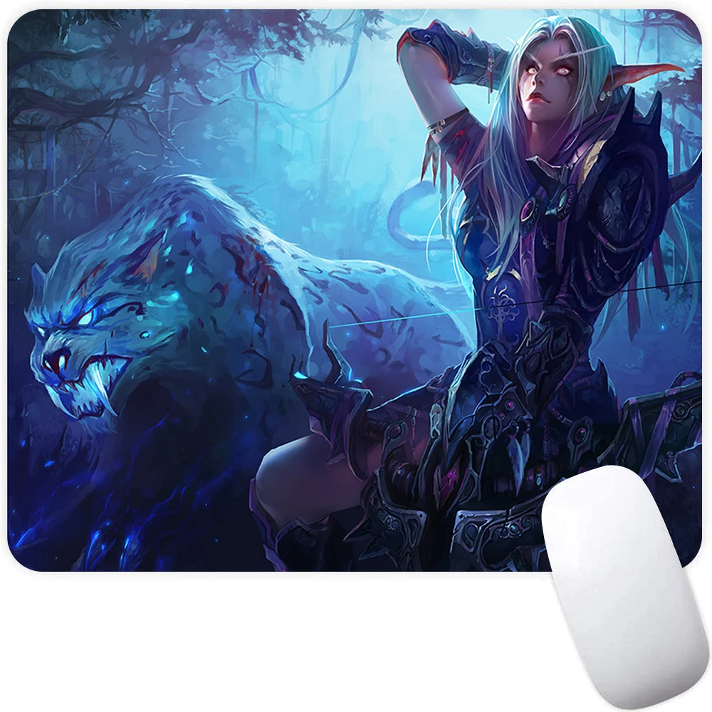 Small Gaming Mouse Pad Computer Mousepad PC Gamer Mouse Mat Laptop Mausepad World of Warcraft Sylvanas Keyboard Mat Desk Pad