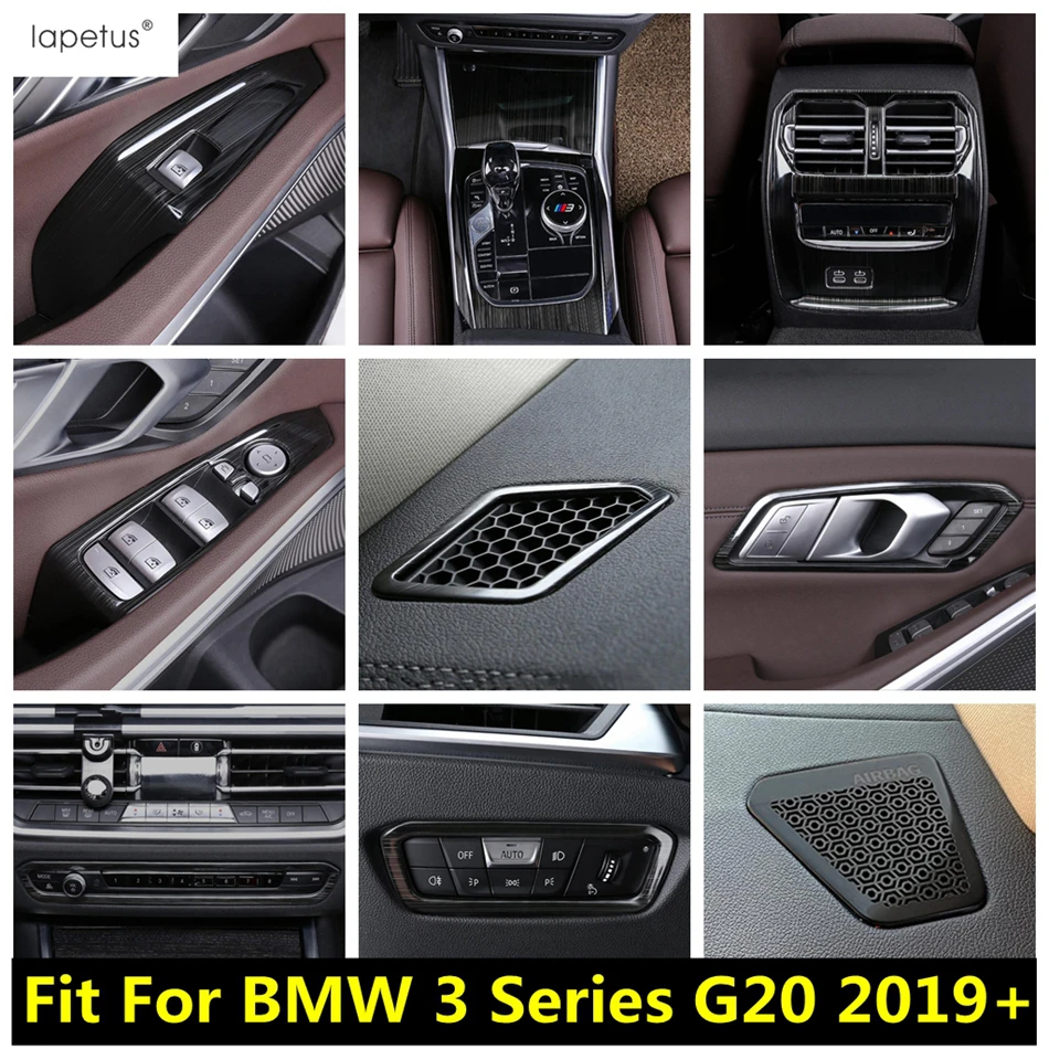 

Window Lift / Head Lamp Button / Central Control AC Air Conditioning Panel Cover Trim Accessories For BMW 3 Series G20 2019-2024