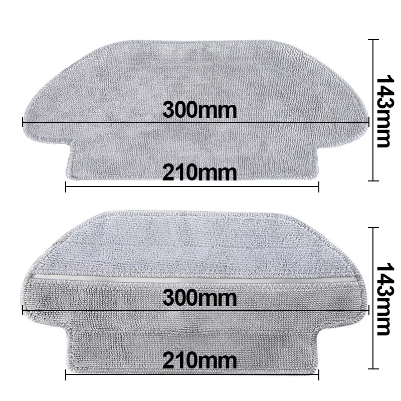 Hepa فلتر الأسطوانة فرشاة الجانب فرشاة ممسحة خرقة ل شاومي Mijia ممسحة P STYJ02YM ل Conga 3490 ل Viomi V2 برو V3 فراغ قطع الغيار