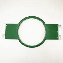 Telai per macchine da ricamo Tajima Green Hoops di alta qualità dimensioni rotonde 180mm larghezza braccio 355mm