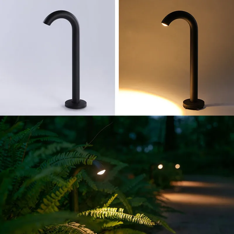 10W IP65 Garden Porch Lawn Lamp Outdoor Water Faucet Shape Landscape Courtyard Pathway Spotlight Villa Bollards Light 2pcs/lot