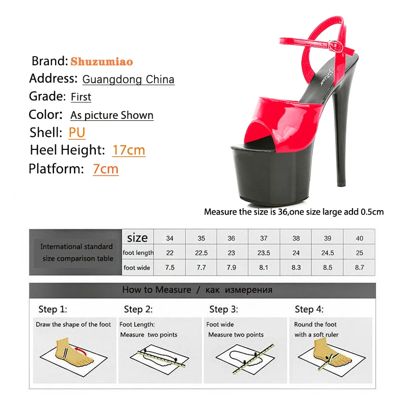 Stripper Heels Women Shoes 2020 Summer Platform High Heels Sandals Thin-heeled 17cm Mixed Colors Sexy Waterproof  Wedding shoe