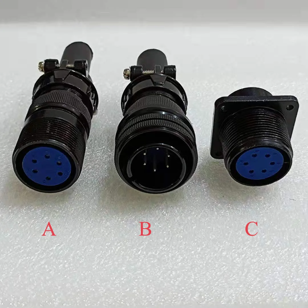 6 Pin  Plug  Sock  For Welding Torch  Weld Machine Connector