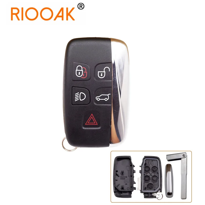 

For Land Rover Range Rover Discovery Sport Evogue LR4 Freelander Car Key Case Shell Fob 5 Buttons Car Accessories