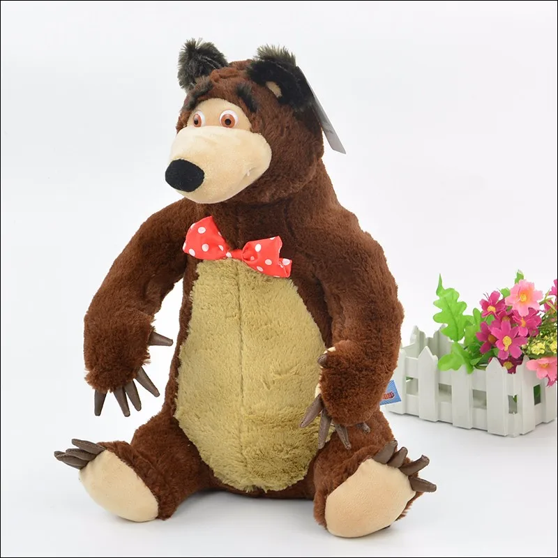 Kawaii 1PCS 27CM 37CM Anime Baby Singing Musical Russian Bear 2021 New Arrival Best Child Girl Gift Holiday Action Figure Toys