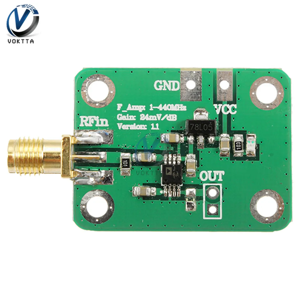 AD8310 7-15V Power Meter 0.1-440MHz High-speed H-frequency RF Logarithmic Detector Power Meter Power Control Pulse Detection