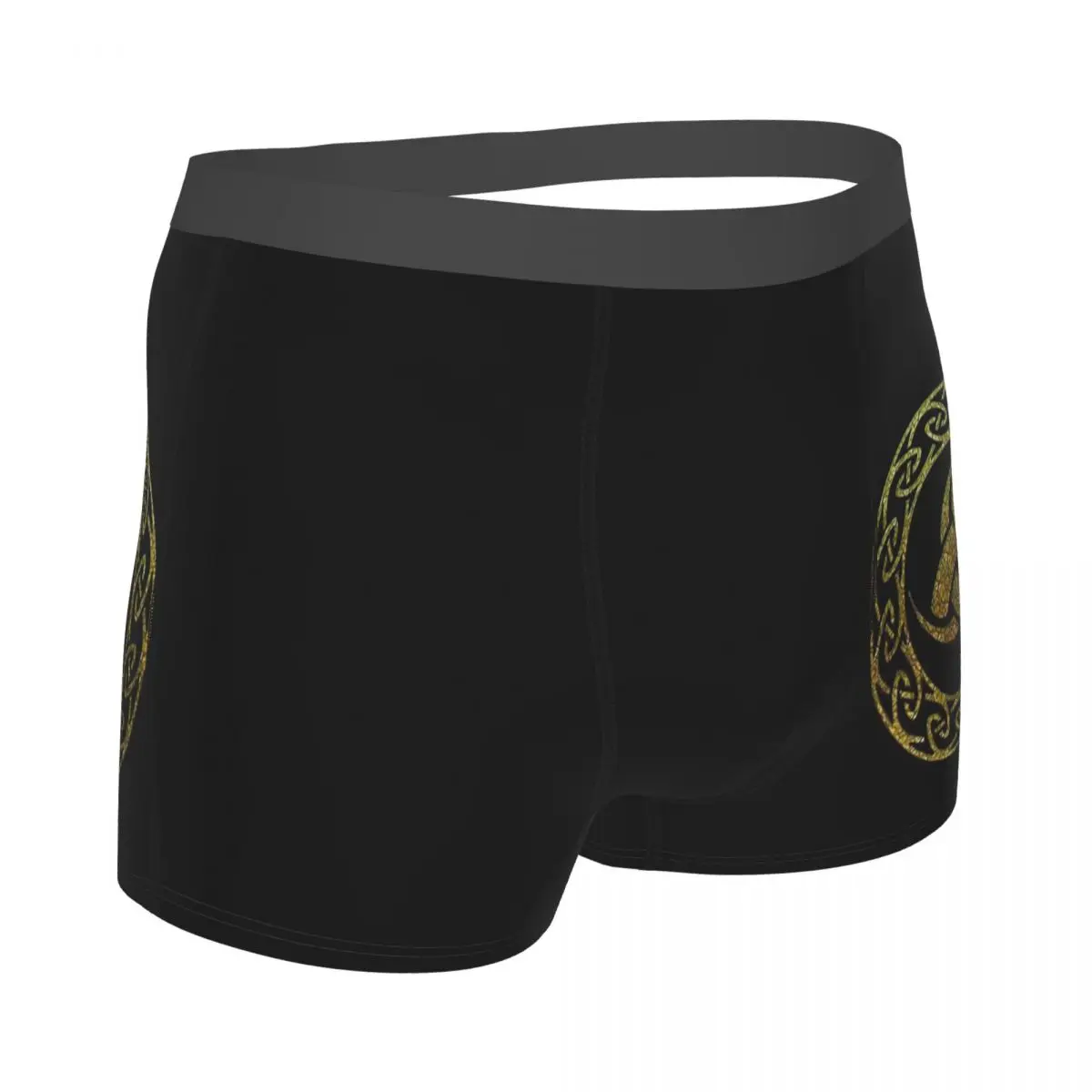 Triple Horn Of Odin Celtic Knot Nordic Viking Symbol Vikings Underpants Homme Panties Male Underwear Ventilate