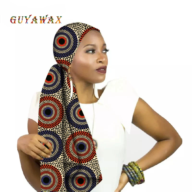 

New African Print Cloth Hair Wraps Headwraps / Beautiful African Head Wraps Wrapper Traditional Style Decorations Patchwork 020