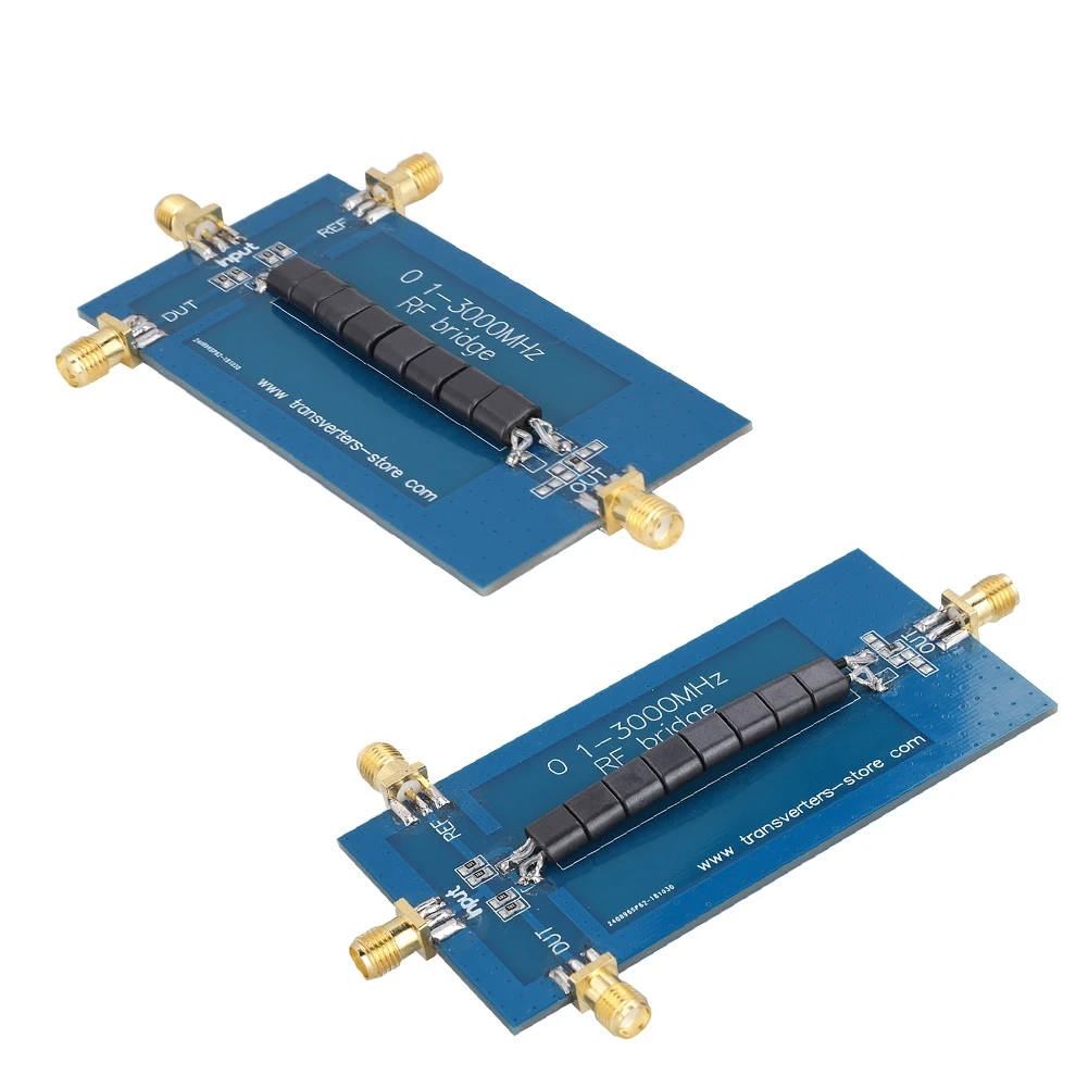 RF SWR Reflection Bridge 0.1-3000 MHZ Standing  Bridge Standing  Ratio Bridge with Long service life used with HiQSDR