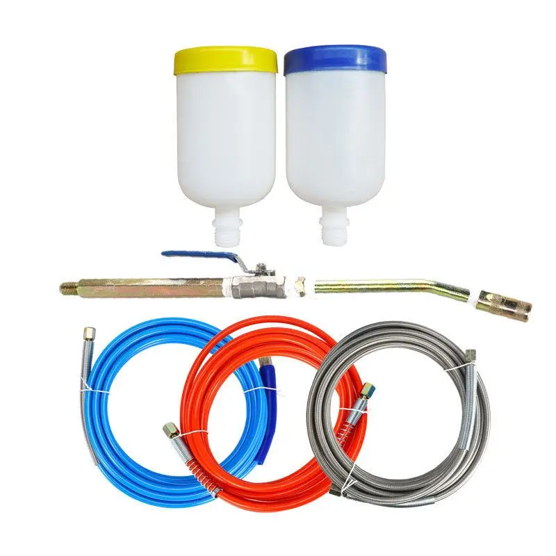 

High Pressure Grouting Machine Accessories Pipe Pump Pressure Gauge Gun Head valve switch Material Cup Accessories