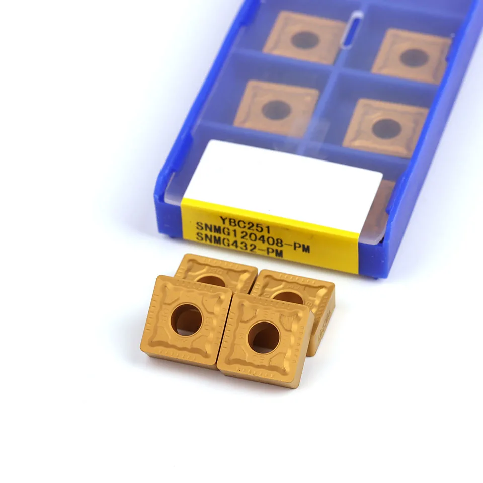 pm Ybc252 Snmg1204012-pm Ybc251 Ybc252 Zcc. Ctcarbide Insert Cnc Metal Torno Ferramentas Torneamento Inserção Snmg120404 pm Ybc251 Snmg120408