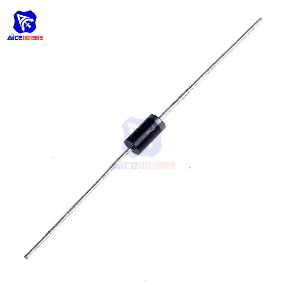 diymore 100PCS/Lot 1N4007 Diode, Diode Standard 1000V 1A Through Hole DO-41 1n4007 Rectifier Diode