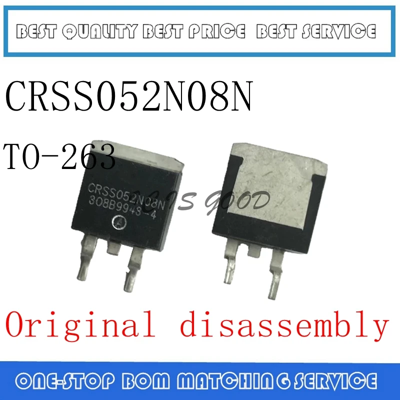 10PCS-50PCS CRSS052N08N  052N08N  85V 120A TO-263 MOS FET Original disassembly