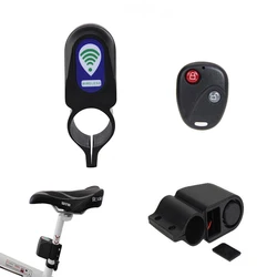 Anti Theft Bicycle Alarm Bike Bell Security Lock Wireless Remote Control Vibration Alarm Bell Cycling Accessories Above 105db