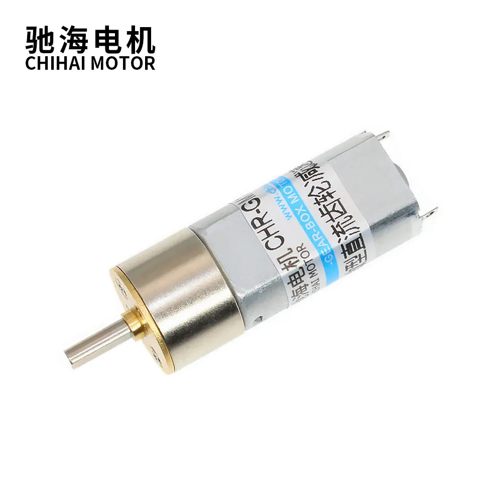 ChiHai Motor CHR-GM16-050SH DC3V 12RPM 1000RPM Low Voltage High Speed Mini DC Motor With Metal Gearbox Reduction Motor For Toys