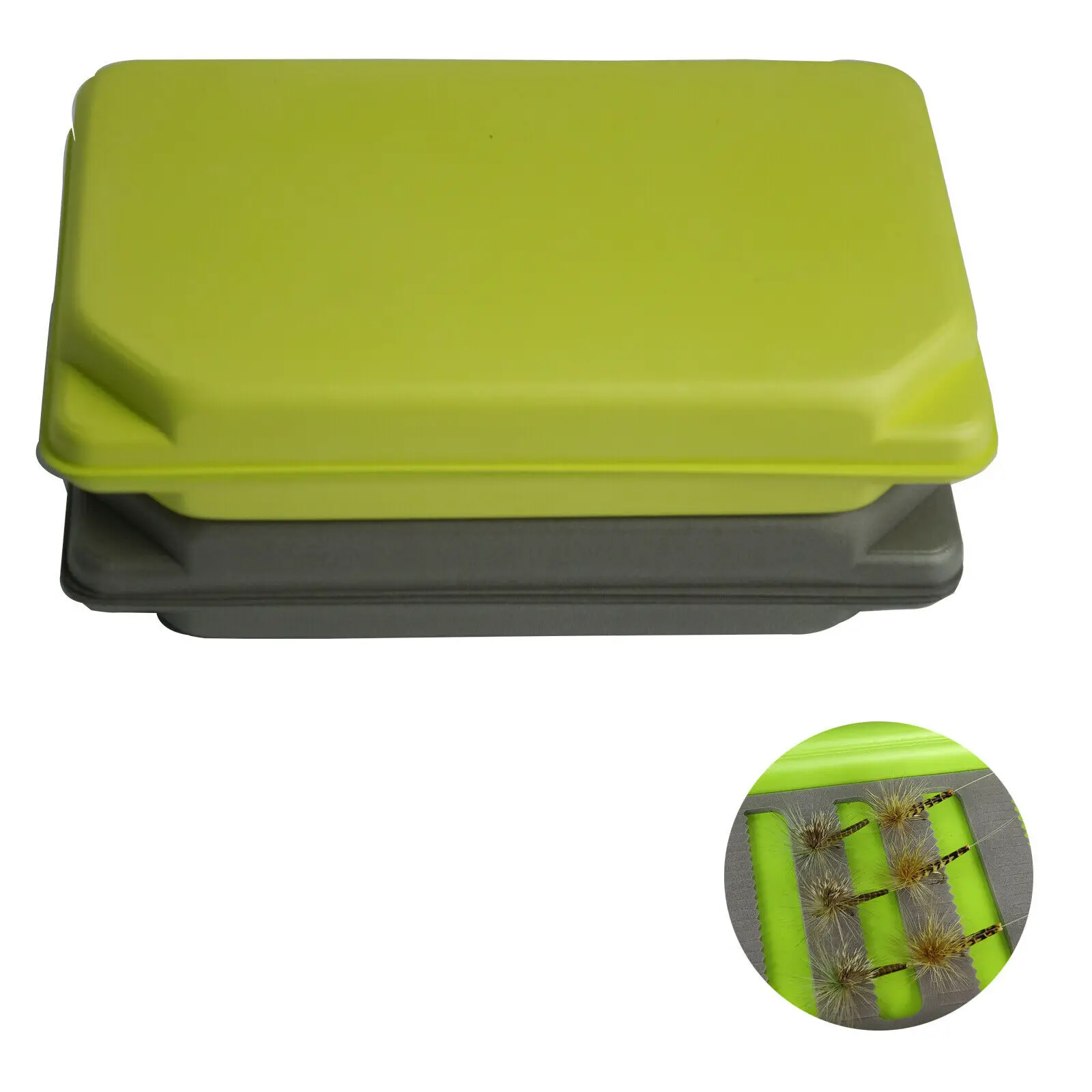 

Aventik Float EVA Foam Fly Box Slit Foam Fly Fishing Box 6X3.48X1.2inch