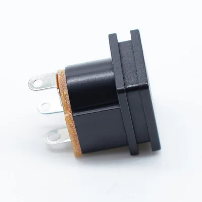 10Pcs DC Power Socket DC-015 Jack 5.5-2.1 MM / 5.5-2.5 mm Square Panel Mounting 5.5X2.1mm / 5.5x2.5mm