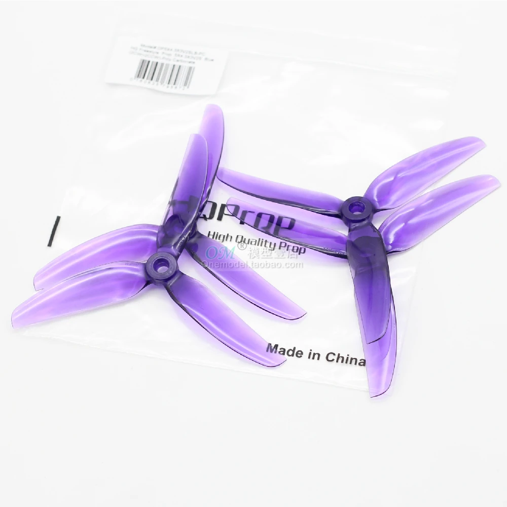 HQPROP 5X4.3X3V2S 5043 5X4.3X3 3-Blade PC Propeller for RC FPV Racing Freestyle 5inch Drones Replacement DIY Parts