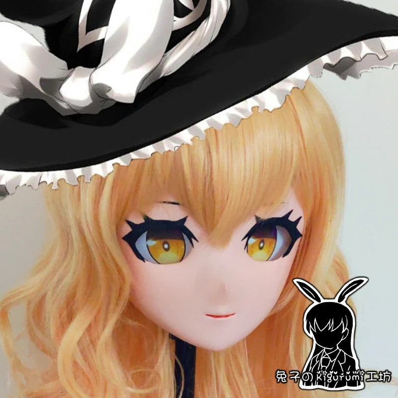 (RB1228)Customize Handmade Crossdress Full Head Female/Girl Resin Japanese Cartoon Character Animego Cosplay Kigurumi Mask