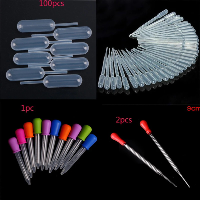 1/2/4/10/100pcs 4ml pipette di trasferimento in plastica per spremere pipette usa e getta contagocce per gelato alla fragola Cupcake cioccolato