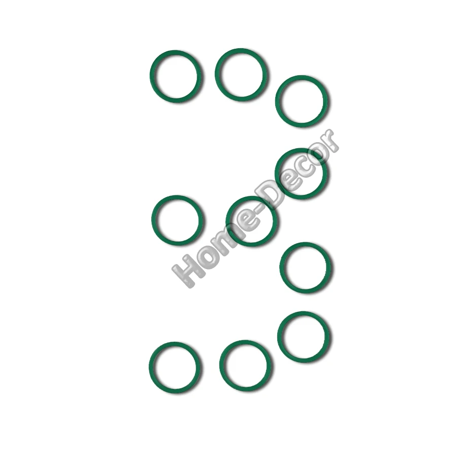 10pcs Heat Oil Resistant 2.65mm (Wire DiameterFKM Fluorine O-Ring Rubber Sealing Ring ID 34.5-105mm for Oil sealing , Waterproof