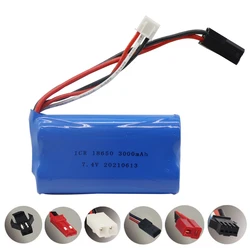 7.4 V 3000Mah 18650 Li-Ion Batteria Per MJX T40 T40C F39 F49 T39 Syma 822 RC Elicottero Drone Parti 7.4 V per BG1518 BG1513 BG1515