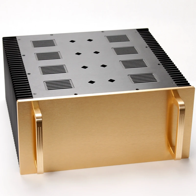 

Height 200mm Full aluminum amplifier chassis/ Class A rear tube amplifier case / AMP case Enclosure / Box DIY (430*200X*412mm)