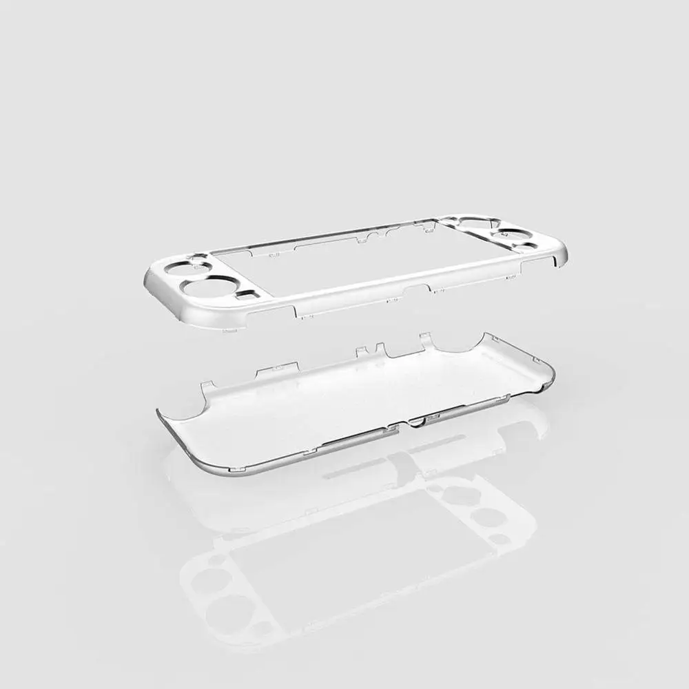 Прозрачный чехол из поликарбоната с кристаллами, защитный чехол, рамка, прозрачный защитный чехол для аксессуаров игровой консоли Nintendo Switch Lite