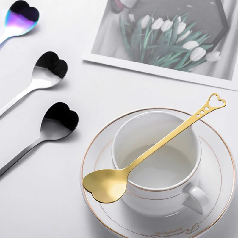 Lightweight Stainless Steel Coffee Spoon Dessert Cake Spoon Rice Soap Spoon Tableware Kitchen Accessories