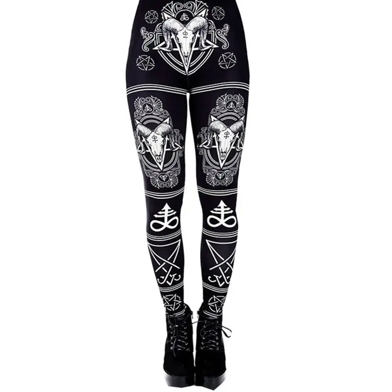 

Gothic Low Waist Leggings Women Sexy Hip Push Up Pants Legging Gothic Leggins Jeggings