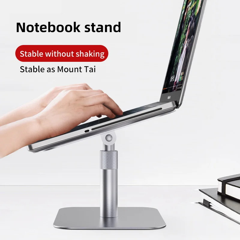 Stojak na laptopa stojak kątowy regulowana wysokość aluminiowy ergonomiczny uchwyt na notebooka do MacBook Pro Air