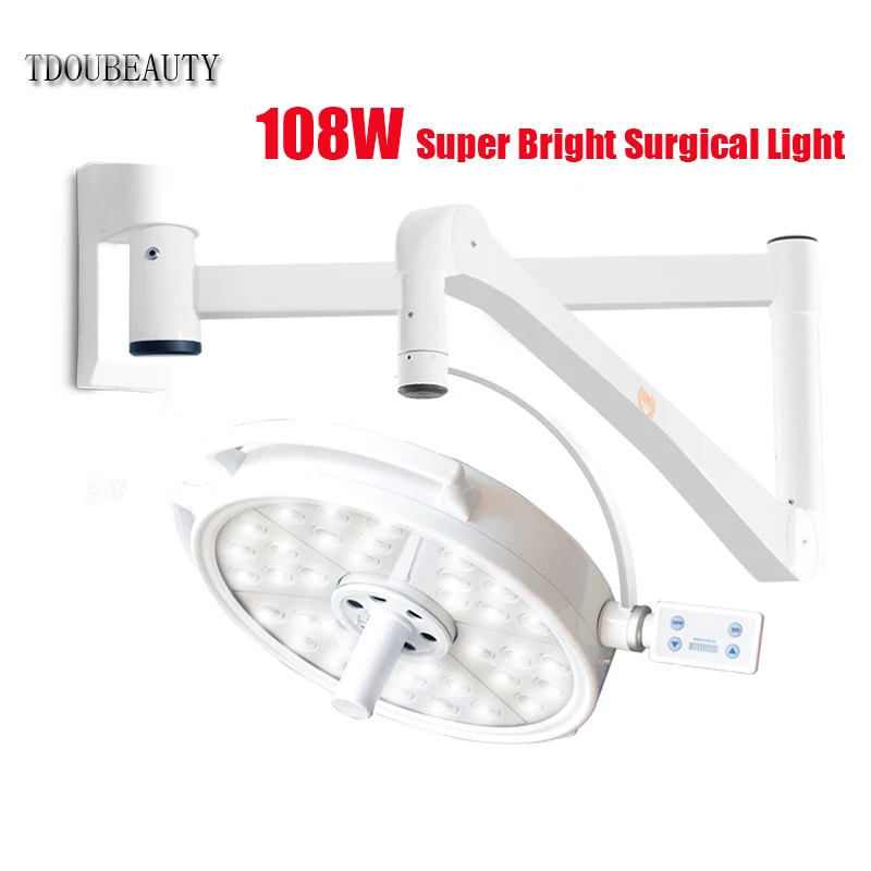 KD-2036B-2 108w led de parede-montado implante oral cirurgia plástica exame ginecológico tatuagem pet cirurgia shadowless luz