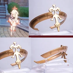 Genshin Impact Paimon Cosplay Head Wear Crown Ring Hair Accessory Halloween Headband Hairpin Carnival Party Costume Props