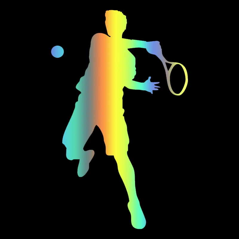 

S51379 Various Sizes/Colors Car Stickers Vinyl Decal Sports Tennis Motorcycle Decorative Accessories Creative Waterproof