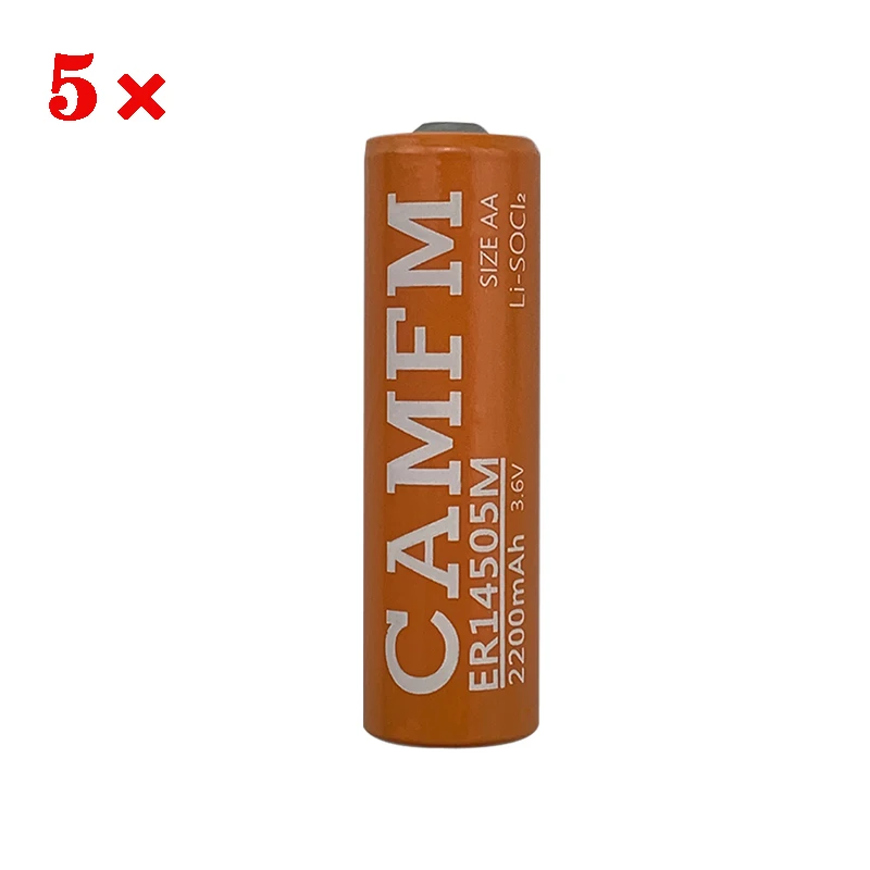 

New 5PCS ER14505M for Gas Flow Mater Battery Patrol rods Battery LS14500 AA 3.6V Lithium Battery CAMFM