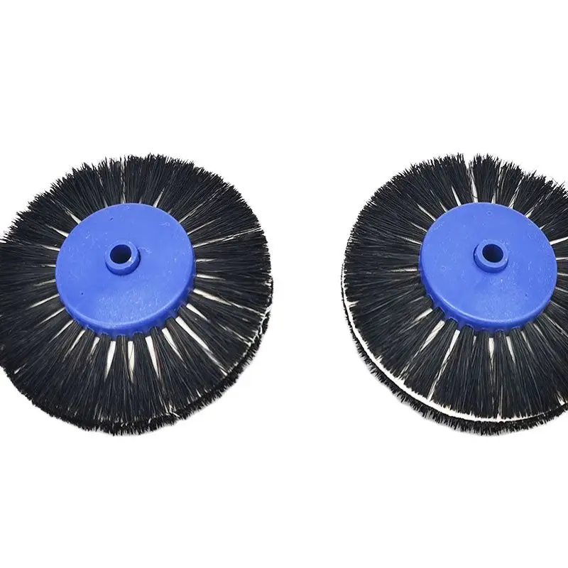 5Pcs Dental Laboratory Latch Polishing Brush Dentistry Odontologia Wheel Rotary Tool Black Buff Low Speed Micro Motor