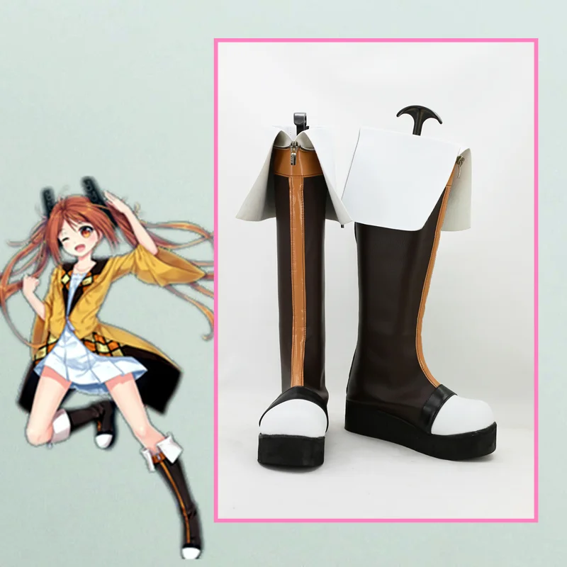 

Fate Stay Night Emiya Shirou Anime Cosplay Shoes Boots Halloween Carnival Party Costume Accessory Customized size